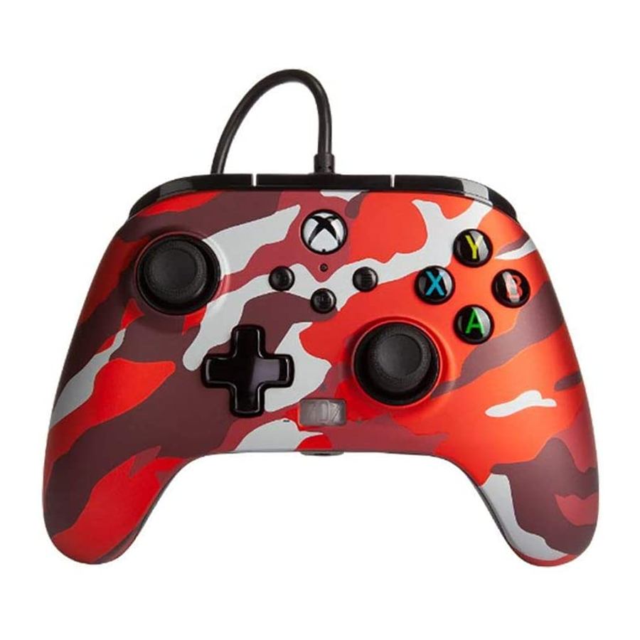 Enhanced Wired Controller Red Camo (Xbox Series e One)