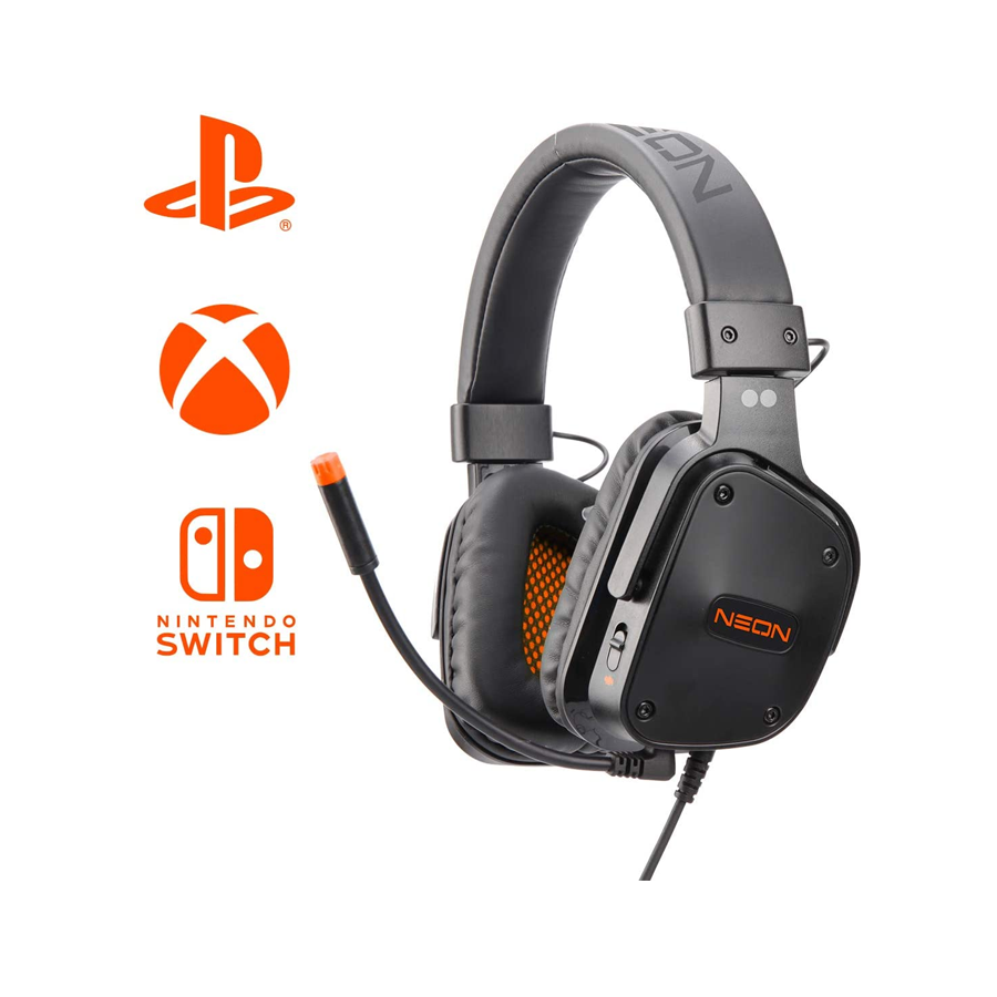 NEON  Gaming Headset Orange (Ps4/XboxOne/Switch)