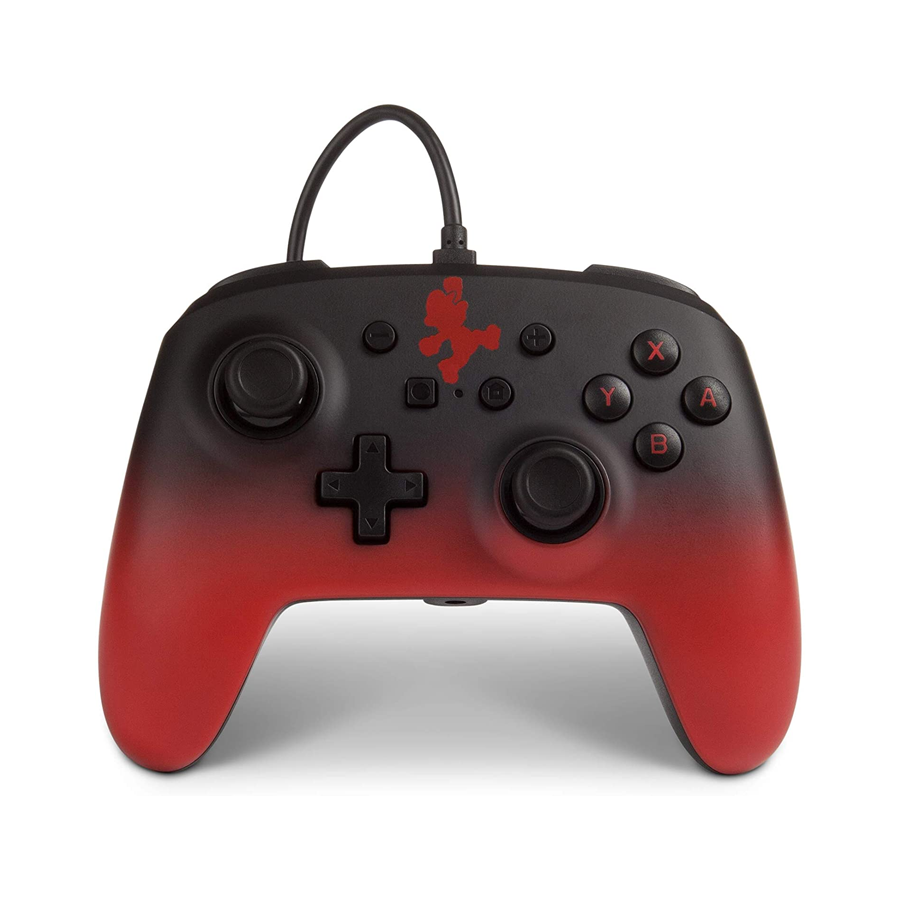 Nintendo Switch:  Enhanced Wired Controller Mario Fade