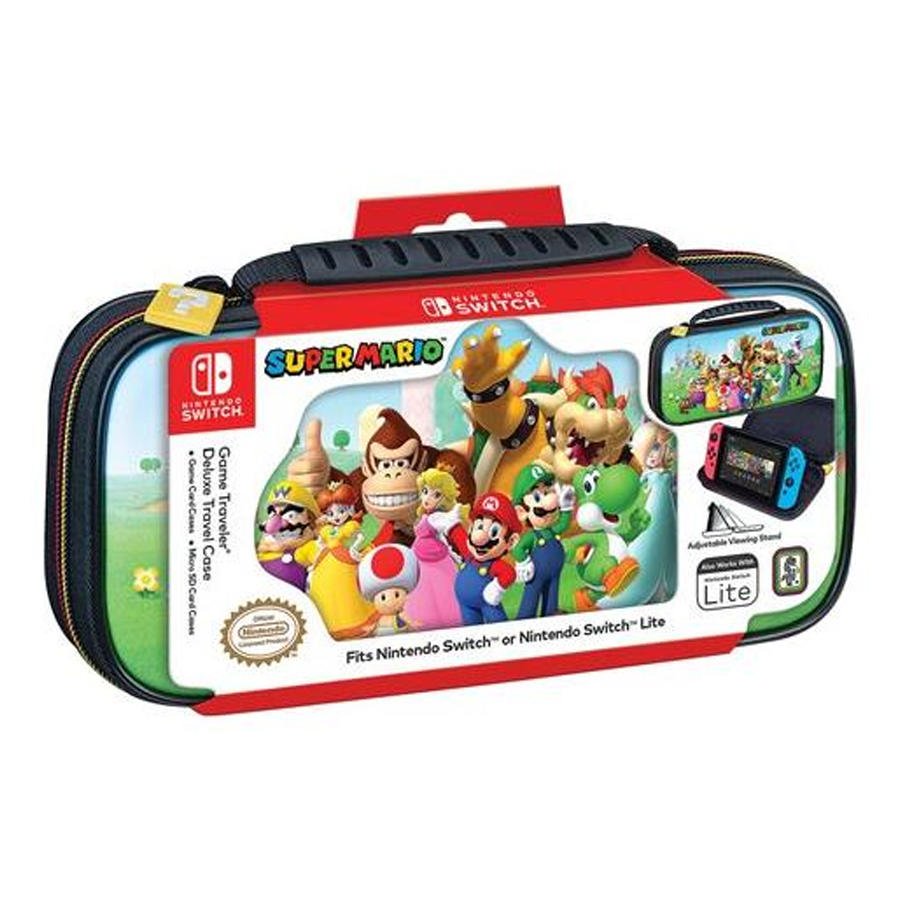 Nintendo Switch Game Traveler Deluxe Case Super Mario Characters