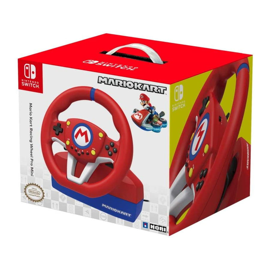 Nintendo Switch Hori Volante Mario Kart Racing Wheel Pro + Pedaliera