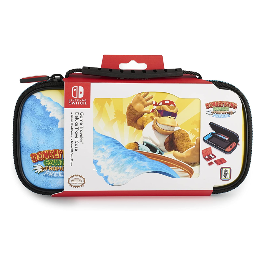 Switch Game Traveler Deluxe Travel Case Donkey Kong Country Tropical Freeze