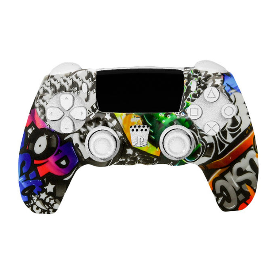 Proteggi Pad Ps5 - Silicon Grip: Graffiti