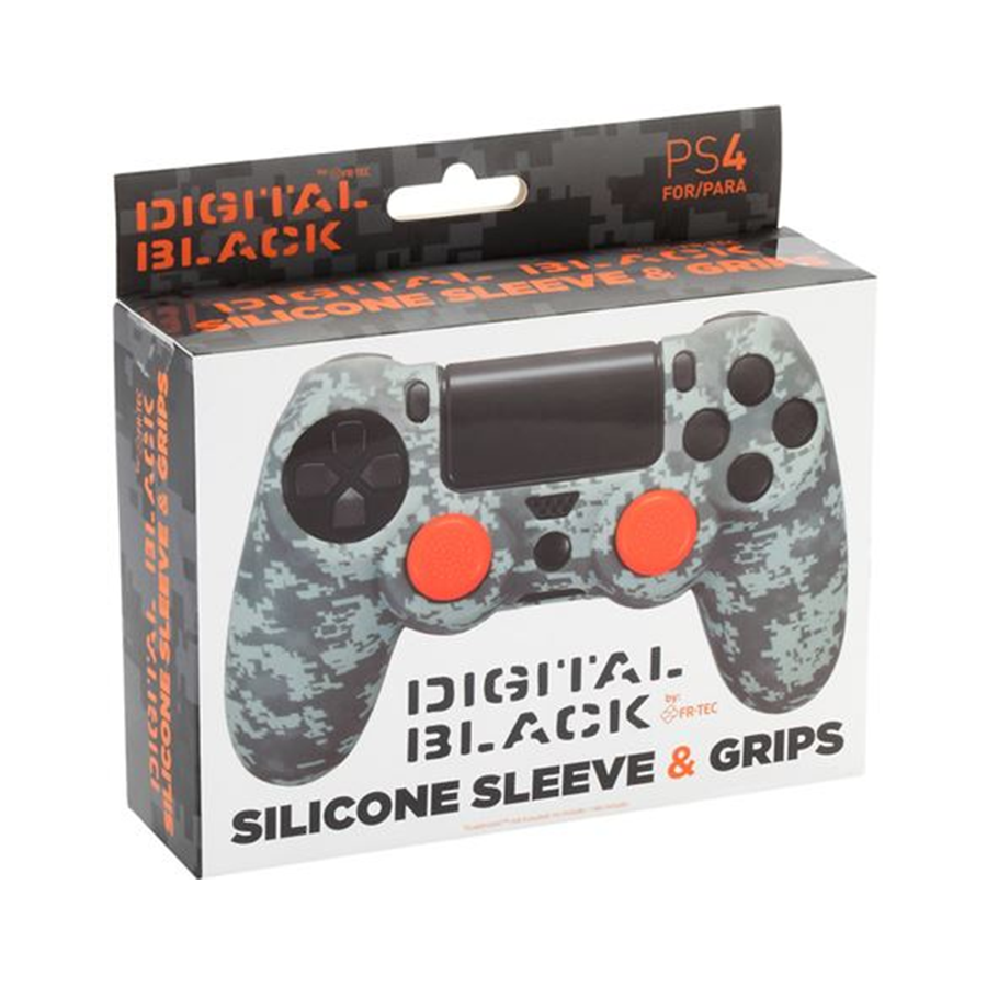 Proteggi Pad Ps4 Camo in silicone + Grips