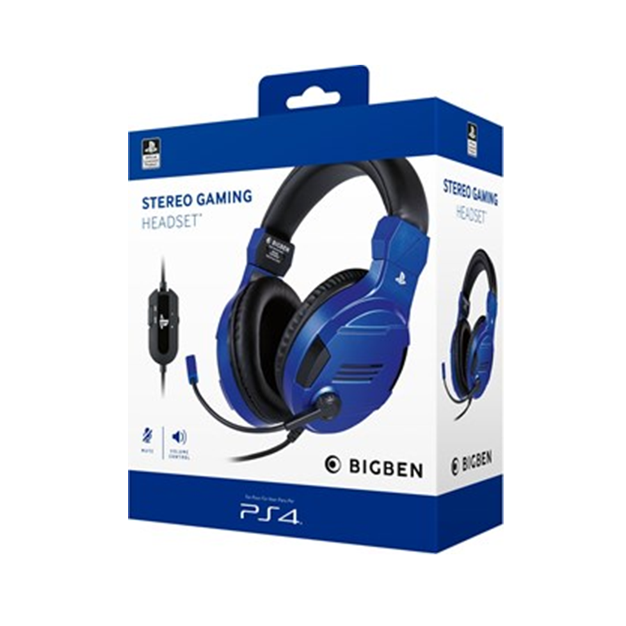 Stereo Gaming Ps4 Headset Blu licenziata Sony