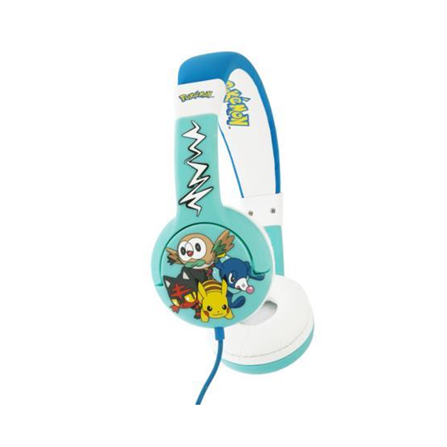Cuffie Pokemon Alolan  per bambini 3-7 (max 85db) jack 3.5 mm
