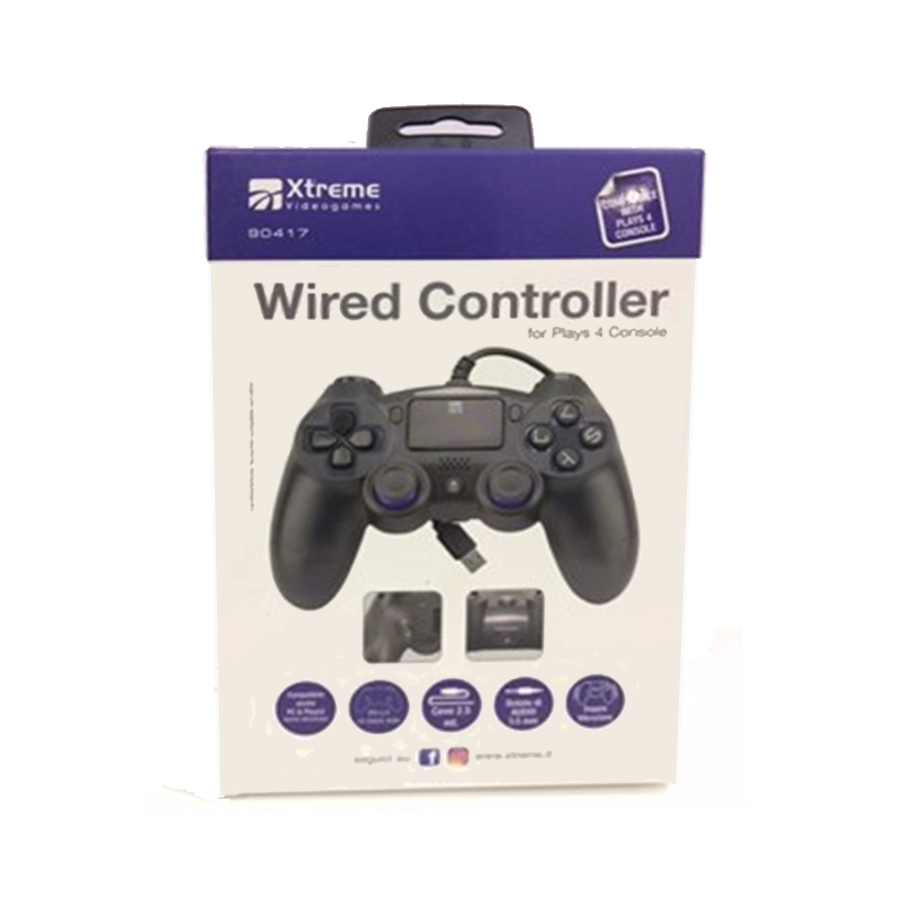 Xtreme Controller Wired Dualshock PS4 (compatibile anche PC/PS3)