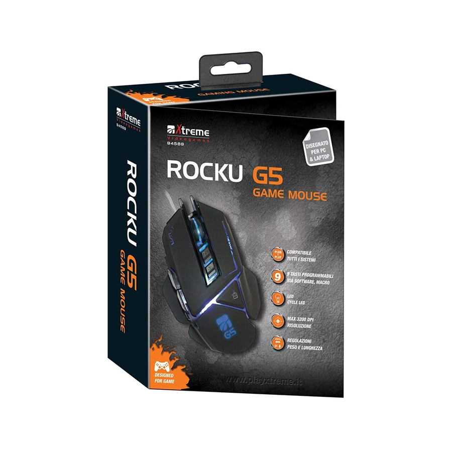 Mouse Game USB 9D Optical Rocku G5