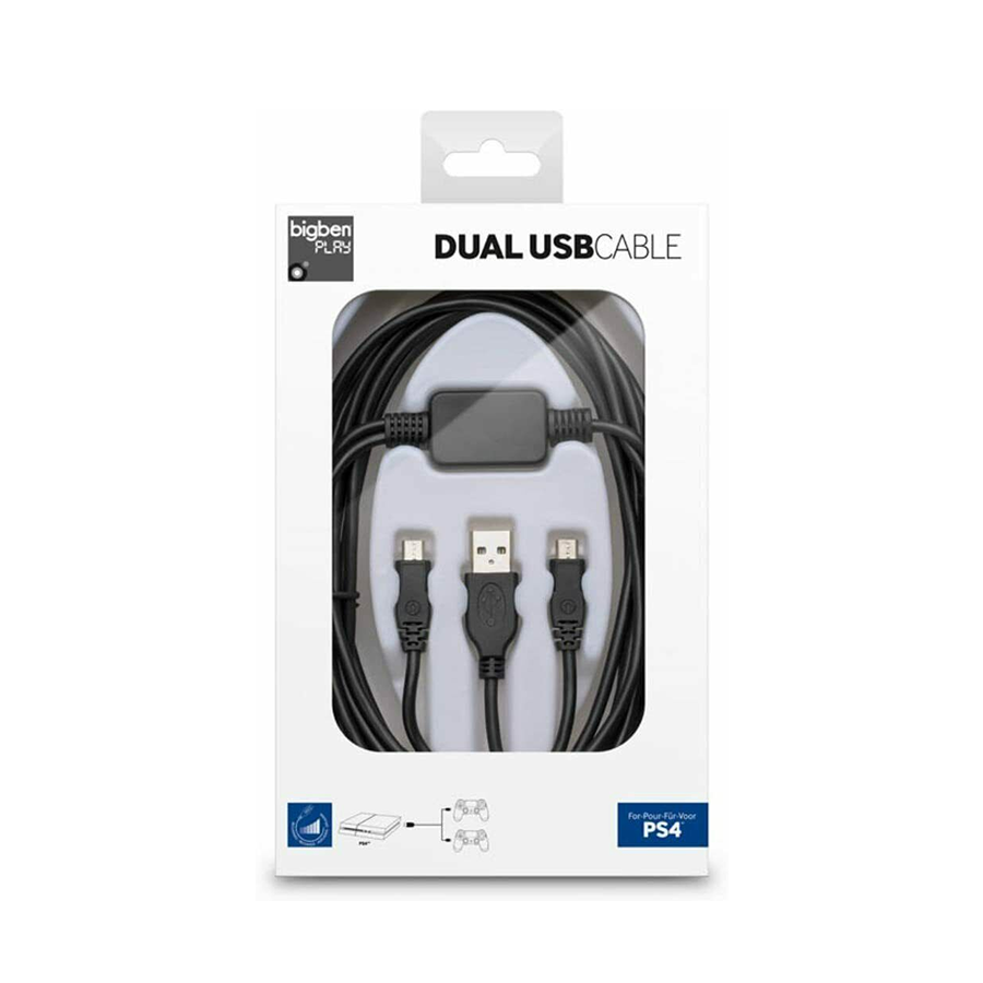 Cavo Dual USB di Ricarica Controller PS4