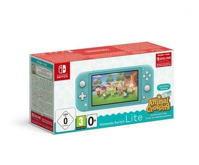 Nintendo Switch Lite Turchese + Animal Crossing  New Horizons