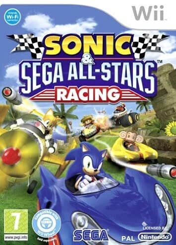 SONIC SEGA ALL STAR RACING + VOLANTE