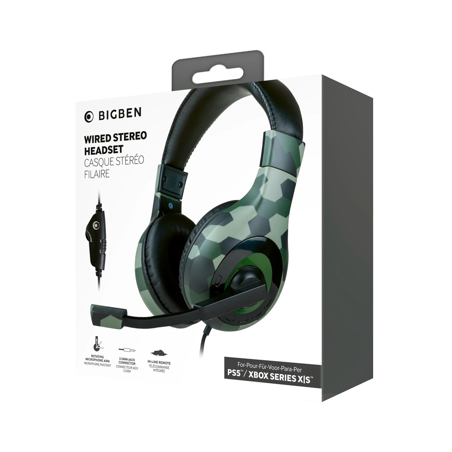 WIRED STEREO HEADSET  CAMOUFLAGE  (PS5/XBOX SERIES)