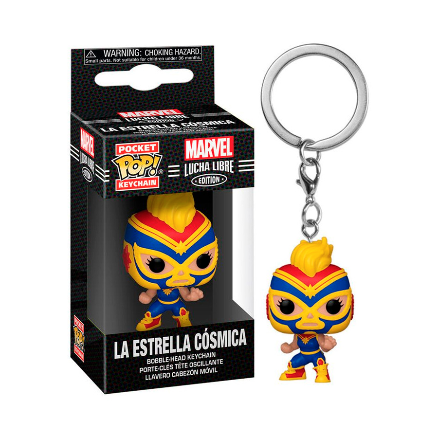 Pocket Pop! Marvel: Lucha Libre Edition - Estrella Cosmica Portachiavi
