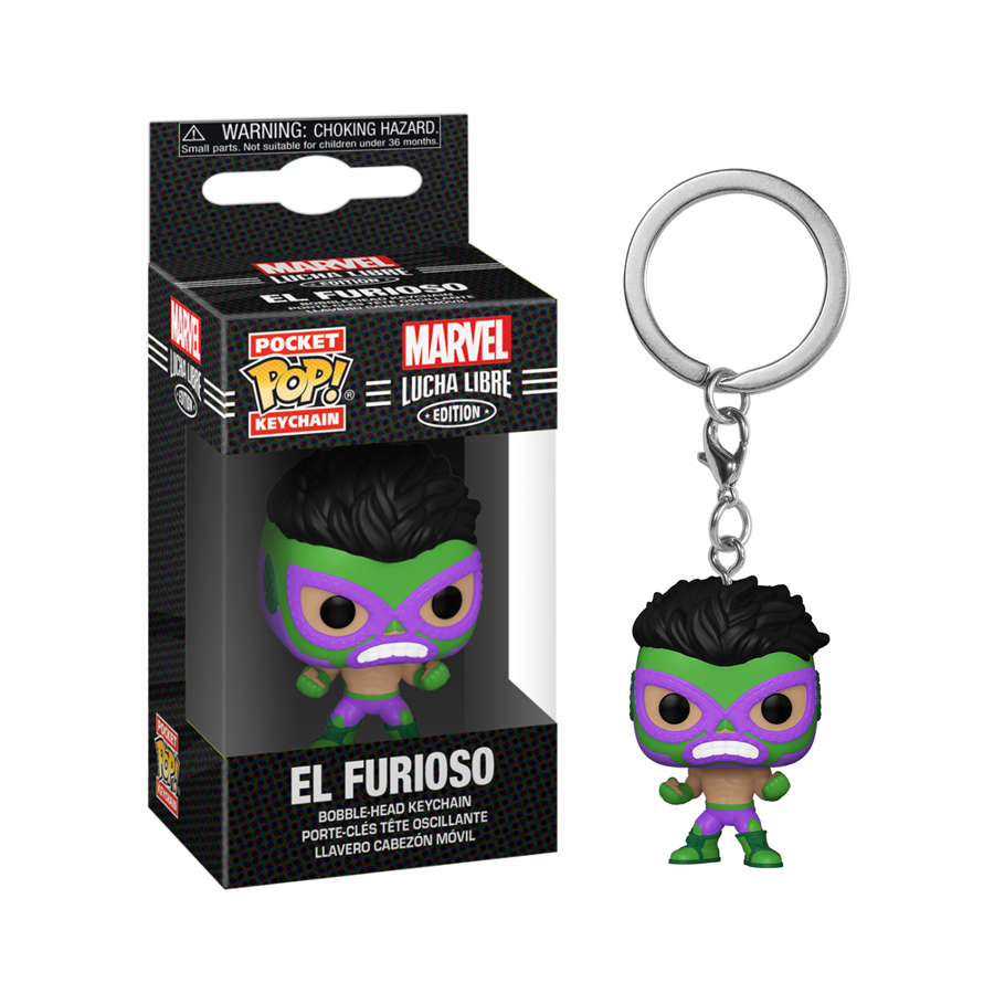 Pocket Pop! Marvel: Lucha Libre Edition - El Furioso Portachiavi