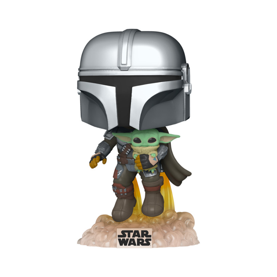 Pop! Star Wars: 402 The Mandalorian Mando Flying W/ Jet Pack