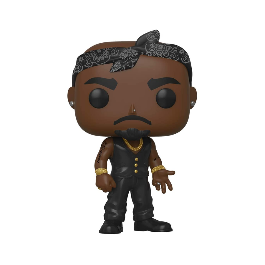 Rock - 158 Tupac Vest W/ Bandana 9Cm