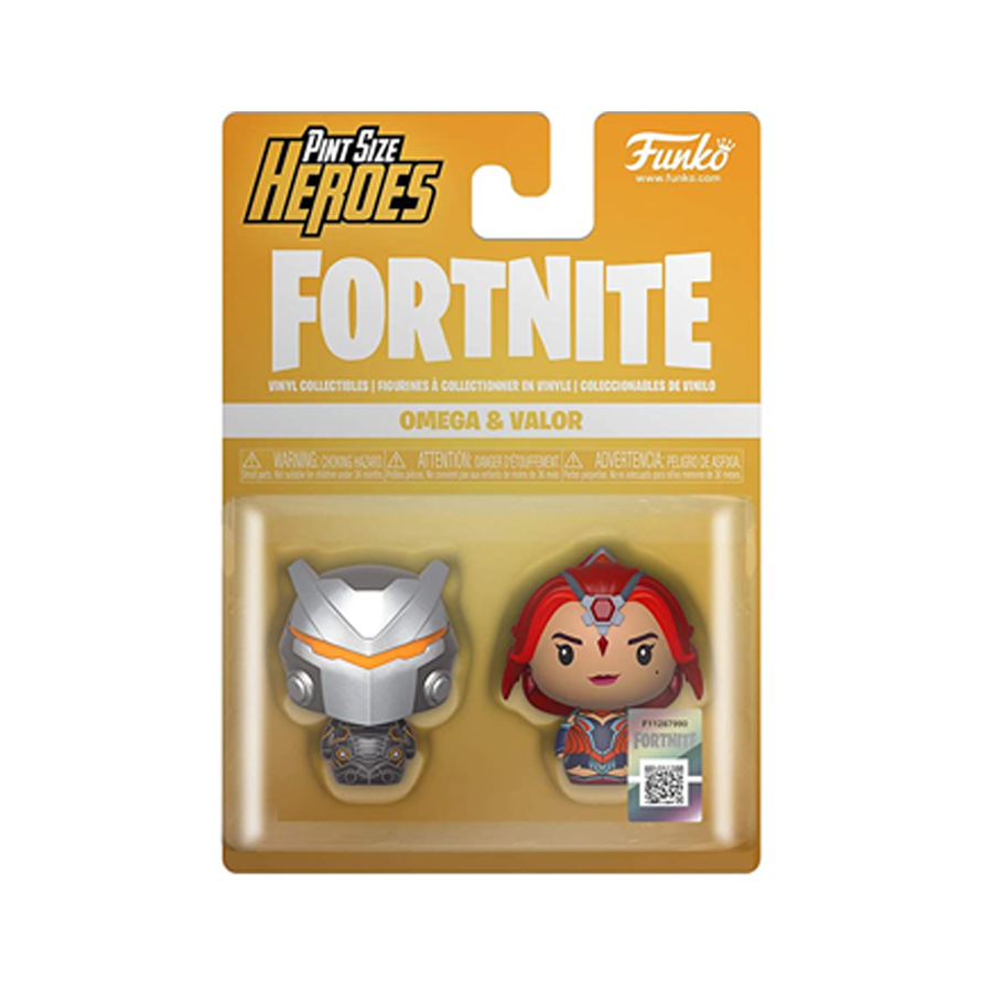 Fortnite Pint Size Heroes 2 Pack  Omega &amp; Valor