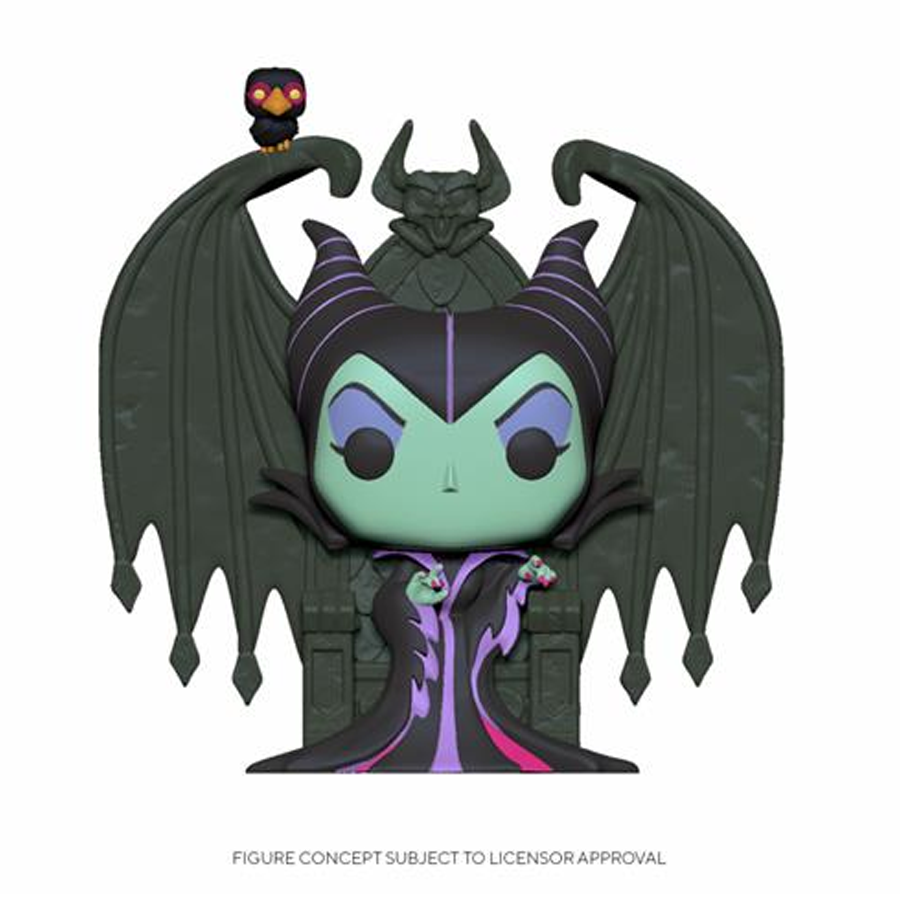 Disney: Deluxe Villains - Maleficent In Throne 15Cm