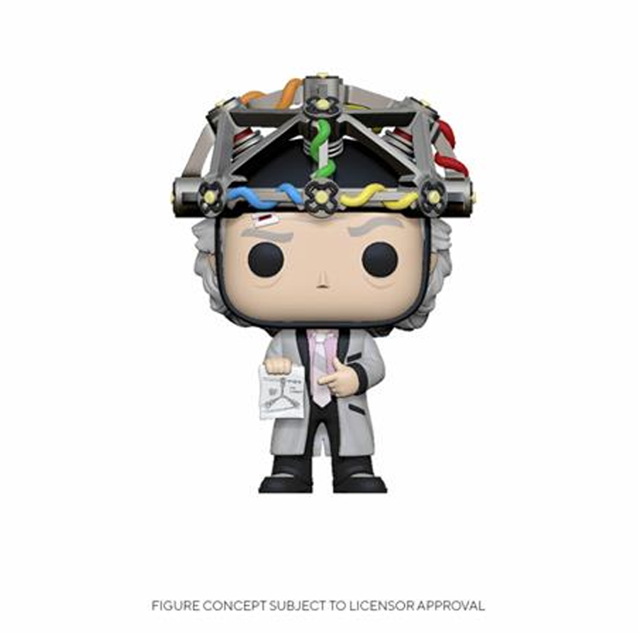 Back To The Future - Doc W/ Helmet 9Cm