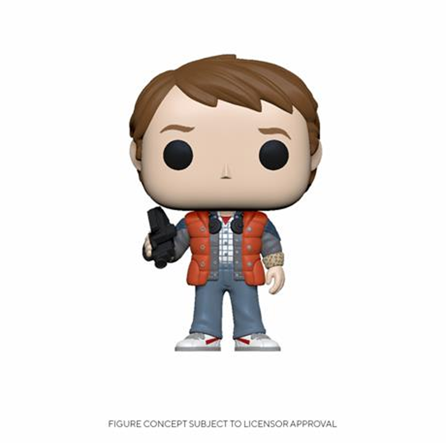Back To The Future - Marty In Puffy Vest 9Cm