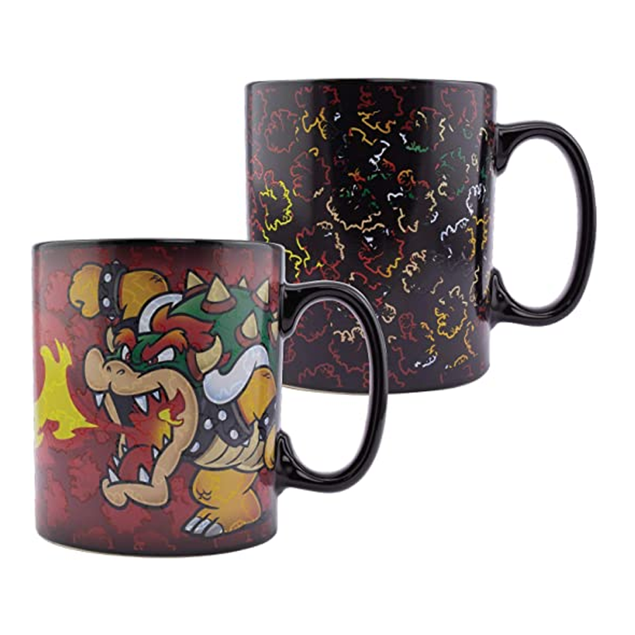 NINTENDO SUPER MARIO - Bowser XL - Tazza Termosensibile
