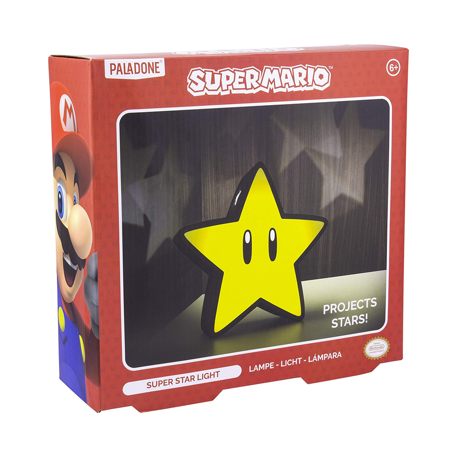 SUPER MARIO -  SUPER STAR LAMPADA
