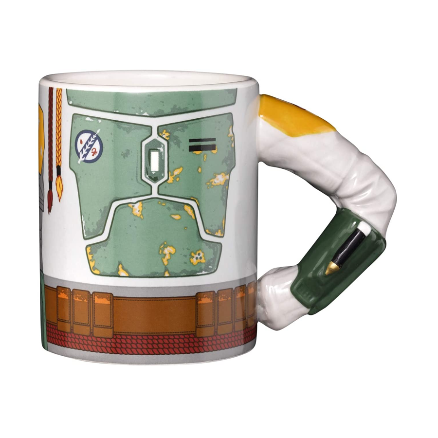 STAR WARS TAZZA BOBA FETT CON MANICO 3D