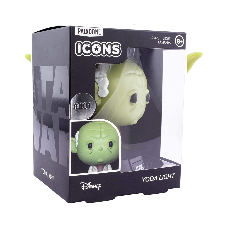 STAR WARS ICONS YODA LAMPADA 3D