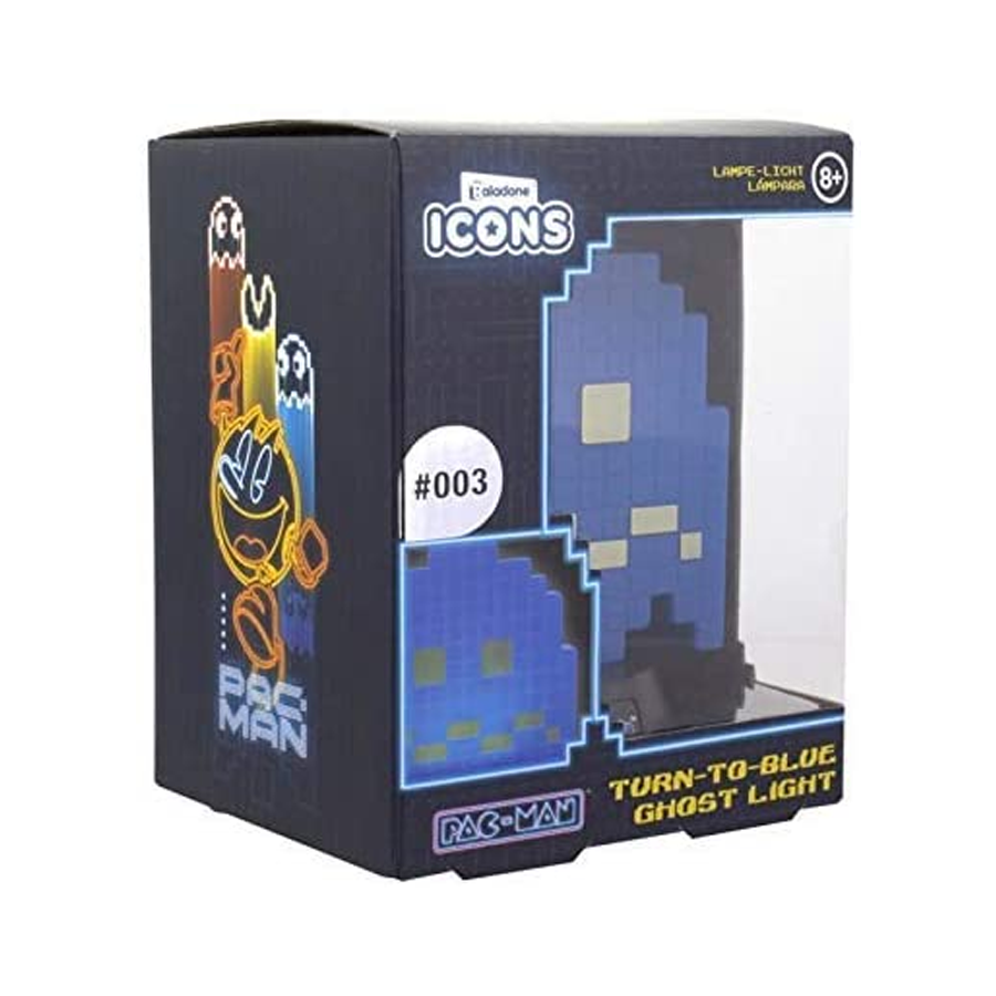 PAC-MAN   TURN TO BLUE GHOST   LAMPADA  10cm.