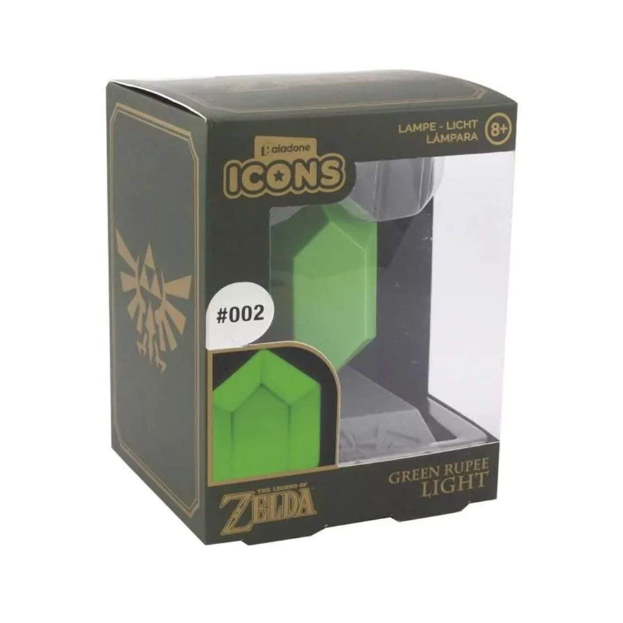 NINTENDO The Legend of Zelda  Green Rupee Lampada (10 cm)