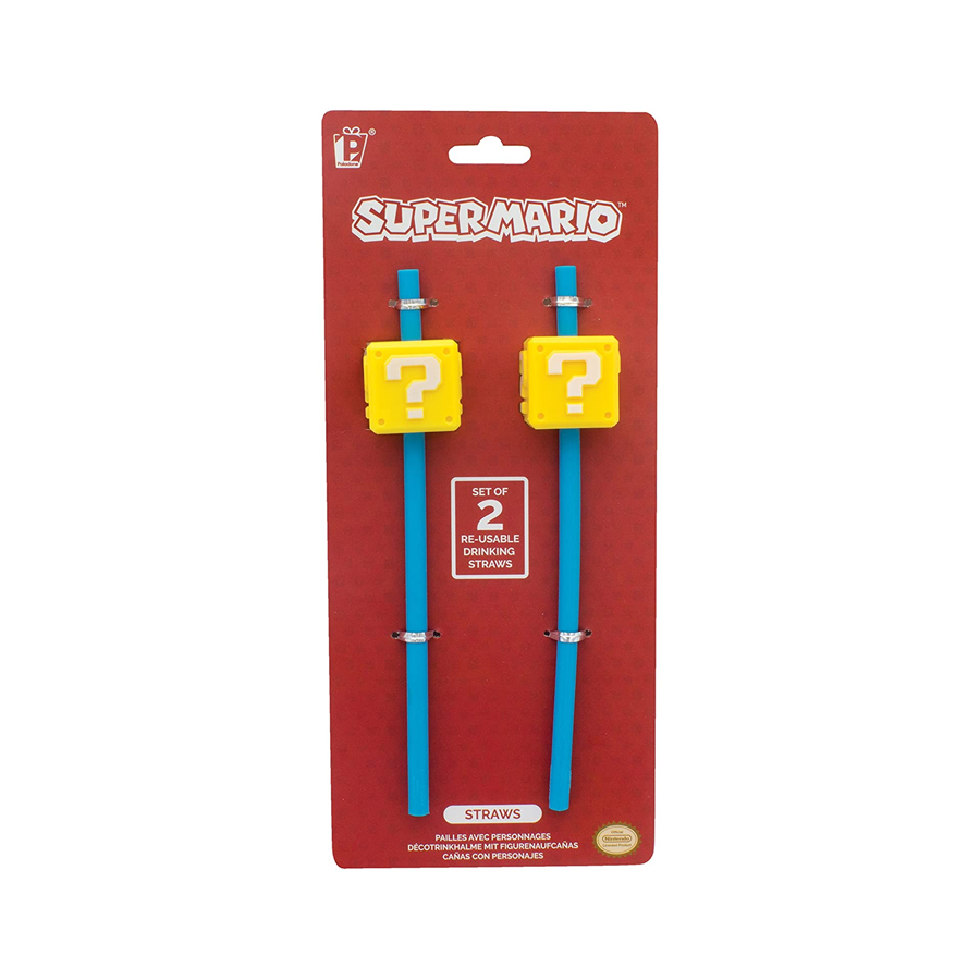 Nintendo Mario Set da 2 cannucce