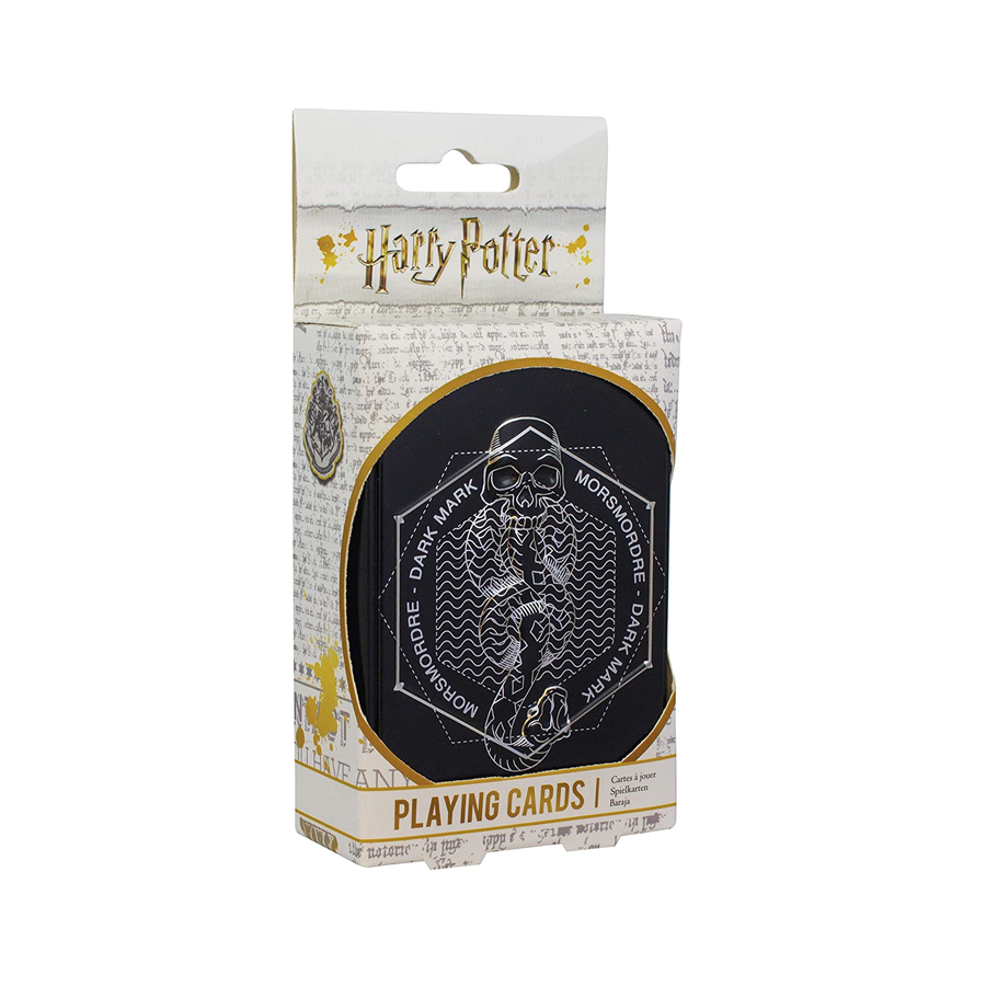 Harry Potter Dark Arts Mazzo con 52 carte da gioco &amp; 2 jokers serigrafato