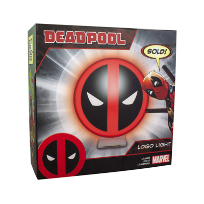MARVEL  DEADPOOL LOGO   LAMPADA