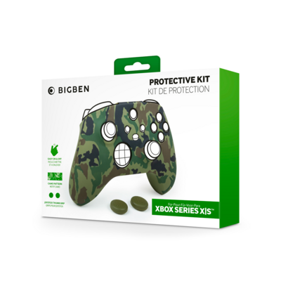 Proteggi Pad Xbox Series X  Camo in silicone + thumb grips