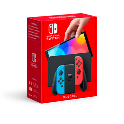 Nintendo Switch OLED  Rosso Neon/Blu Neon