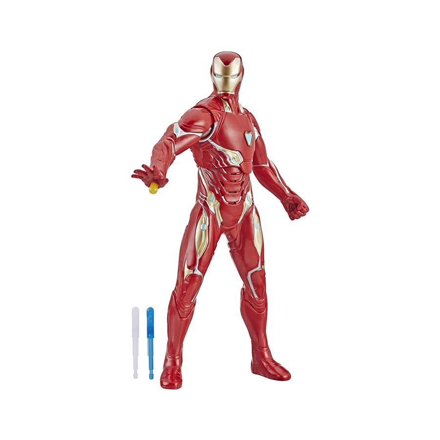 MARVEL AVENGERS   IRON MAN  (con effetti sonori e spara raggi)