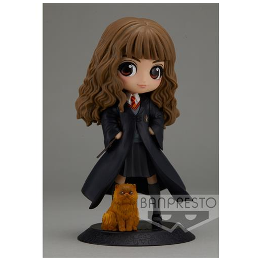 16651 - Harry Potter - Q Posket - Hermone With Crookshank (Normal Color Ver.) - Figure 14Cm