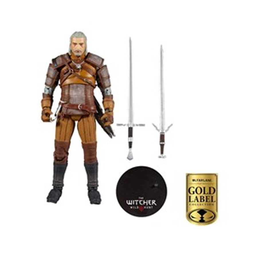 The Witcher 3 Geralt of Rivia Gold Label Series 18 cm
