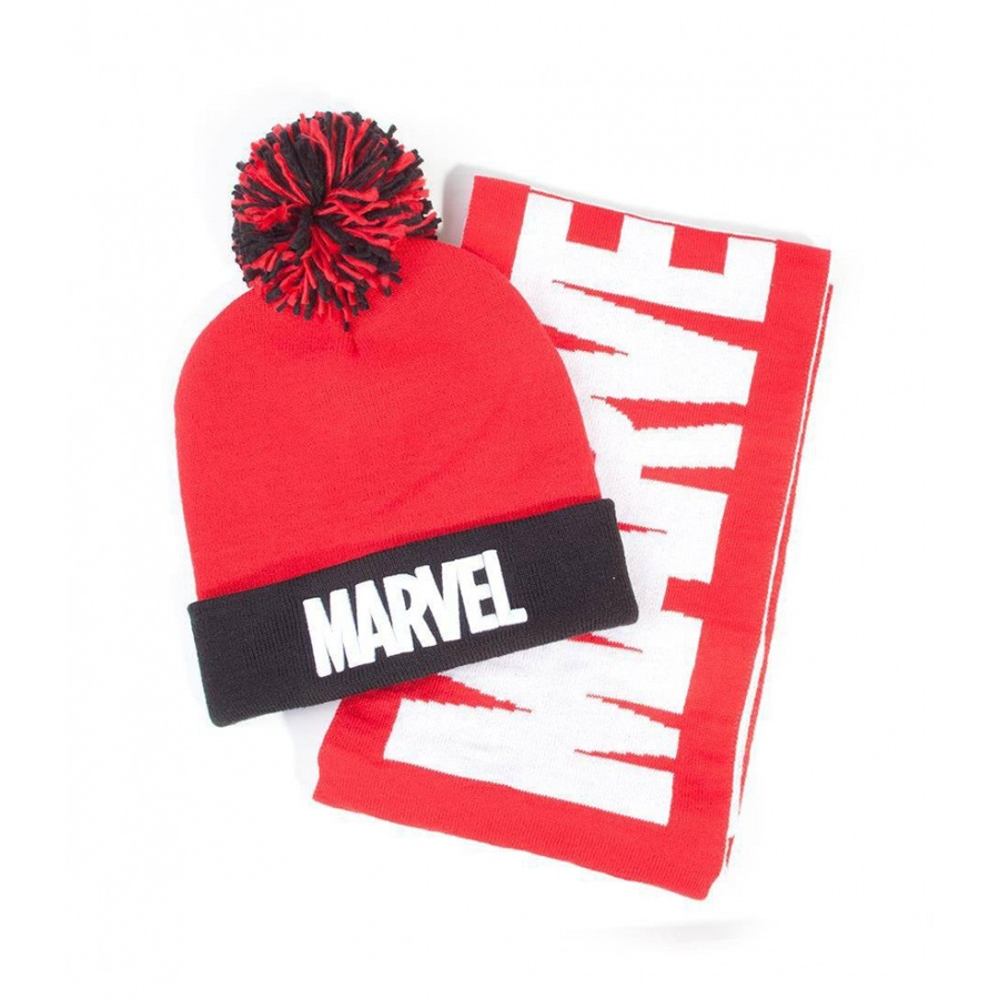 MARVEL  BERRETTO &amp; SCIARPA GIFT SET