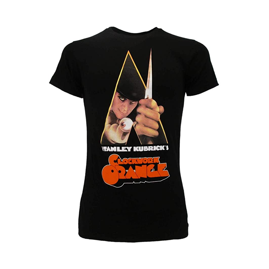 ARANCIA MECCANICA  LOCANDINA  T-shirt  L  nera
