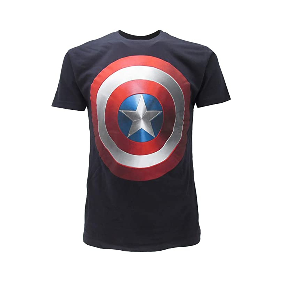MARVEL AVENGERS  CAPTAIN AMERICA  SCUDO  T-shirt  S  nera