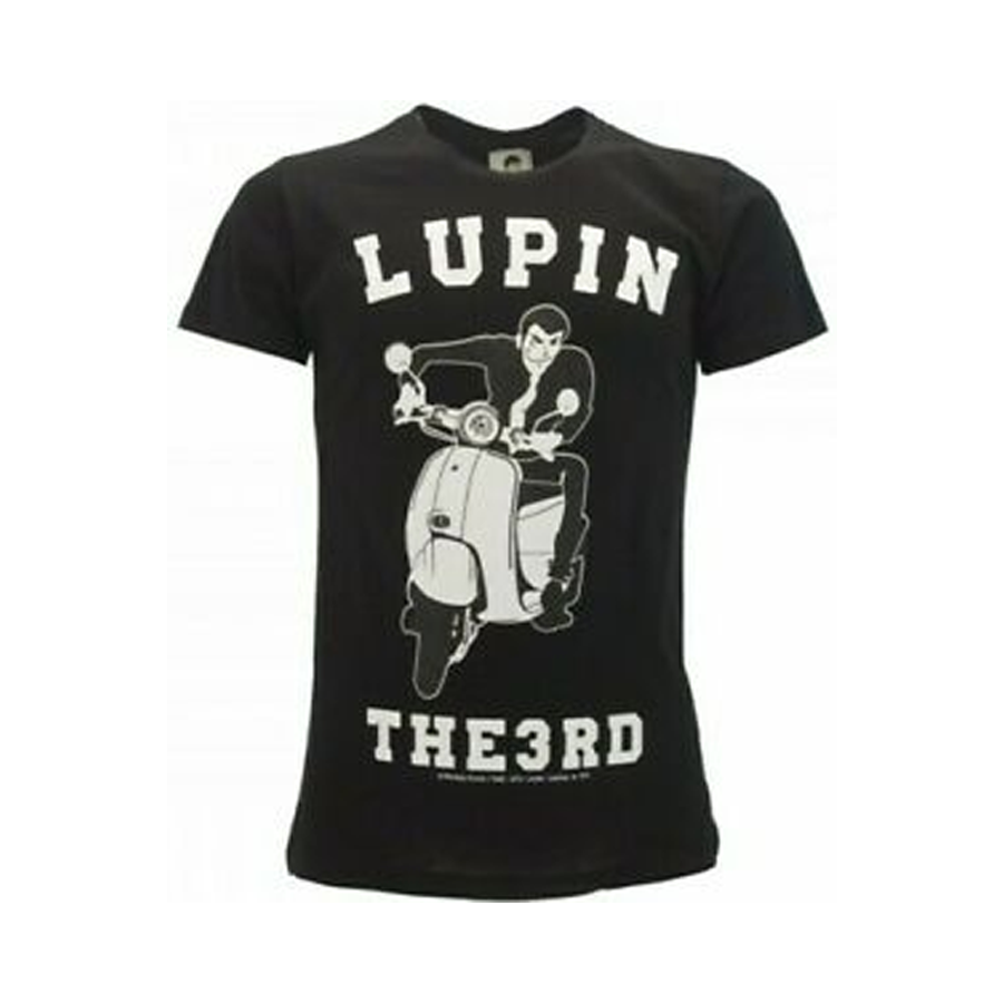 LUPIN III  VESPA  T-shirt  S  nera