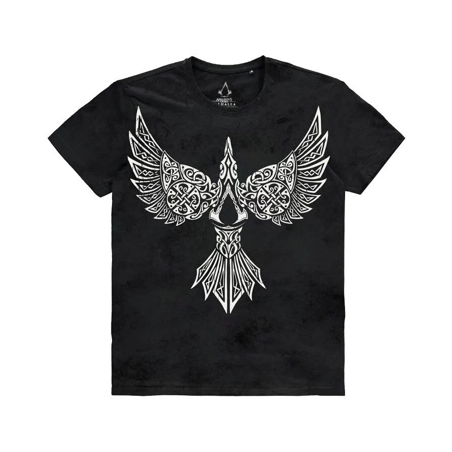 ASSASSIN&#39;S CREED VALHALLA -RAVEN- T-SHIRT (taglia S)