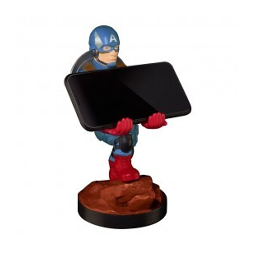 MARVEL AVENGERS  CAPTAIN AMERICA   CABLE GUYS (porta smartphone/controller + cavo USB 2 metri separato)