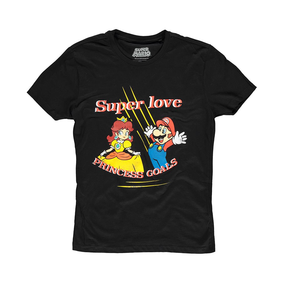 NINTENDO SUPER MARIO LOVE T-SHIRT DONNA L