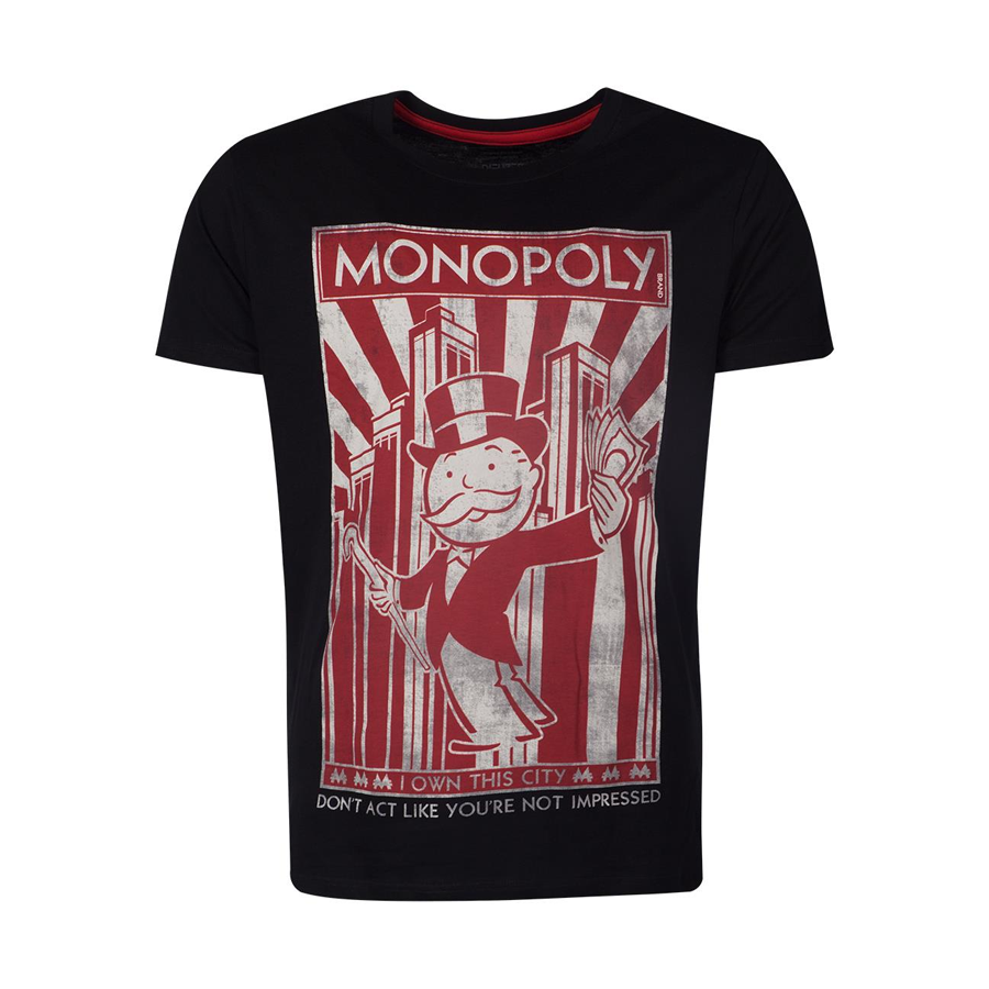 HASBRO MONOPOLY T-SHIRT UOMO M HASBRO MONOPOLY T-SHIRT UOMO M