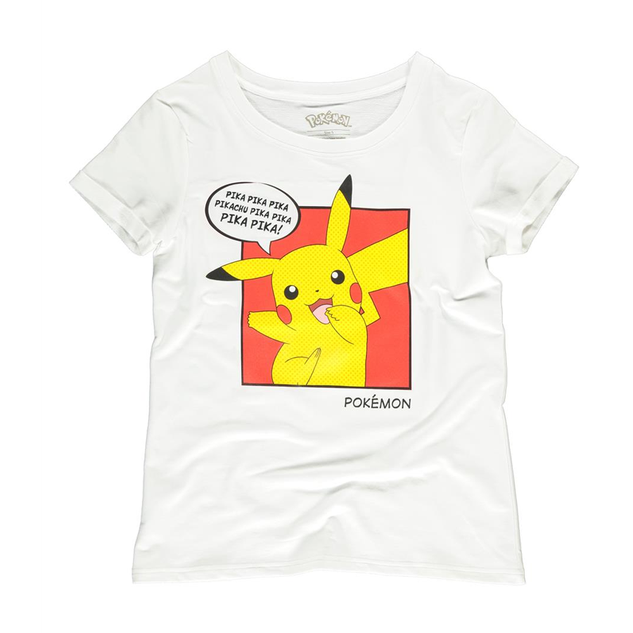 POKEMON  PIKA PIKA PIKA  T-shirt  DONNA  S