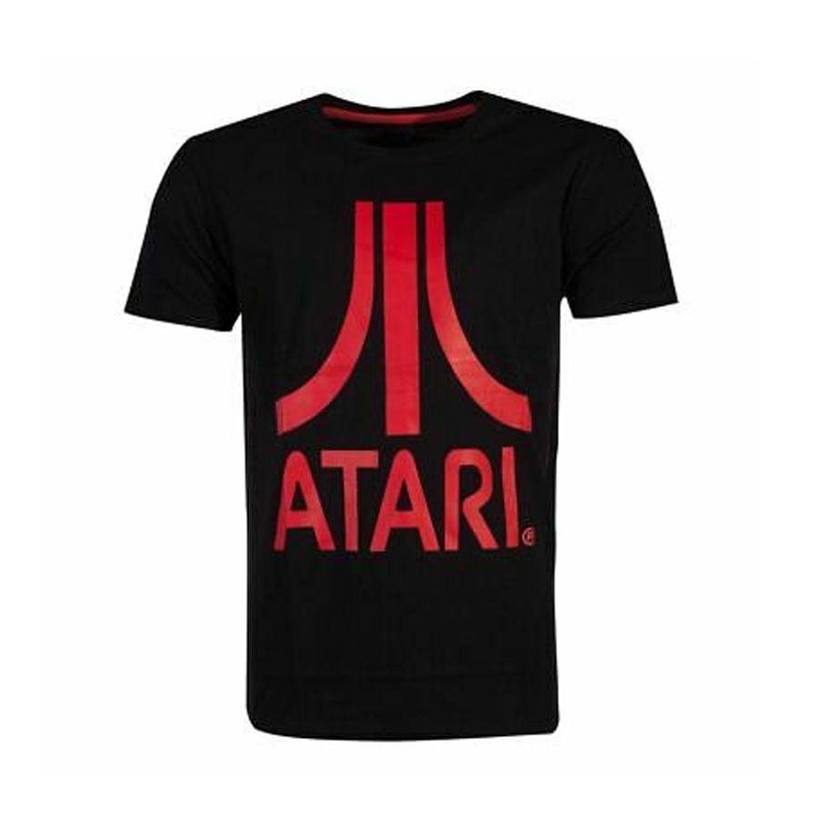 ATARI   RED LOGO  T-shirt  M  NERA