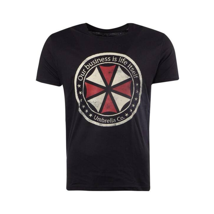 RESIDENT EVIL   UMBRELLA LOGO  T-shirt  s  NERA
