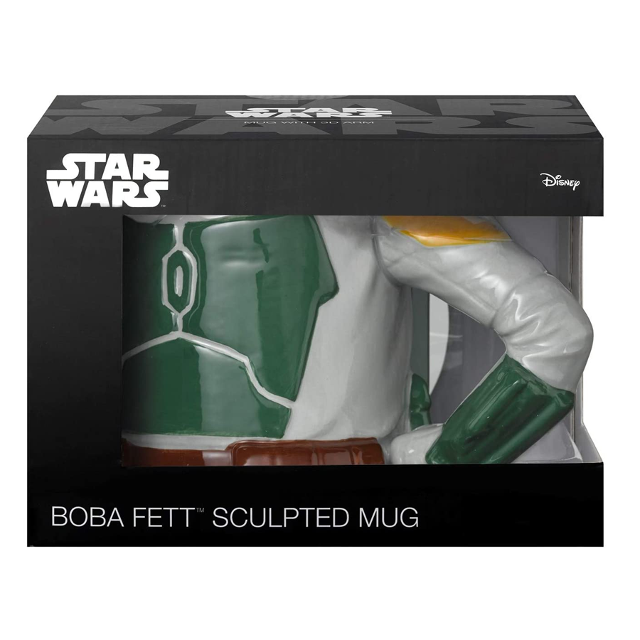 STAR WARS TAZZA XL BOBA FETT CON MANICO 3D